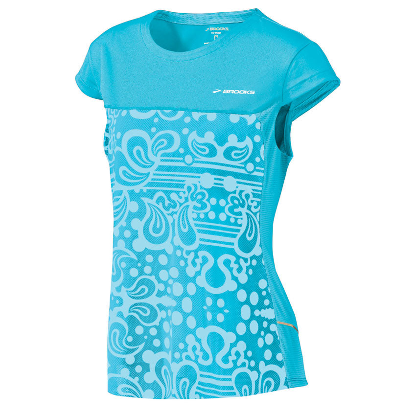 Brooks Running Womens Synergy Short Sleeve Top