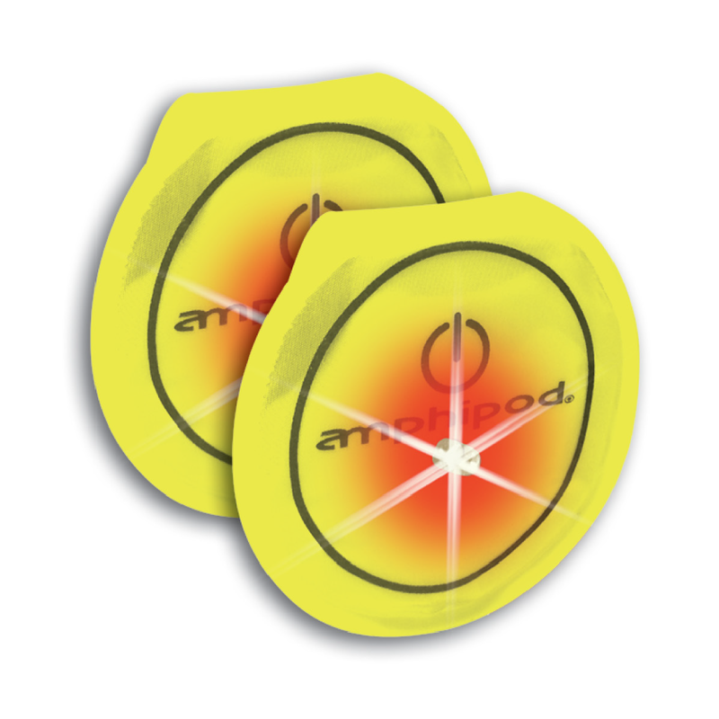 Set 2 Amphipod Neon Vizlet LED Clip-On Reflector