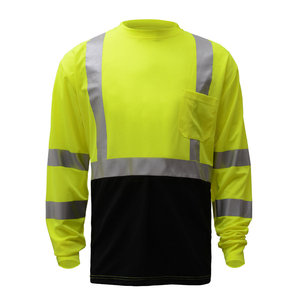 5113/5114 Class 3 Black Bottom Long Sleeve T-Shirt