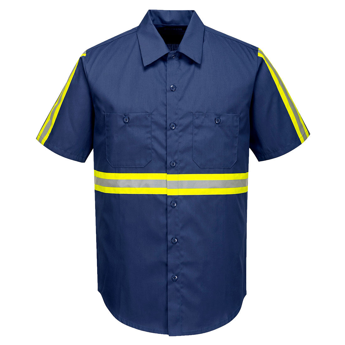 PortWest Iona Xtra Short Sleeve Shirt - NAVY (F124)