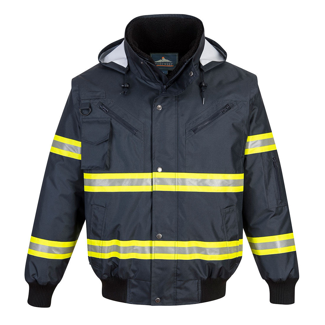 PortWest Iona Xtra 3-in-1 Bomber Jacket - NAVY (F126)