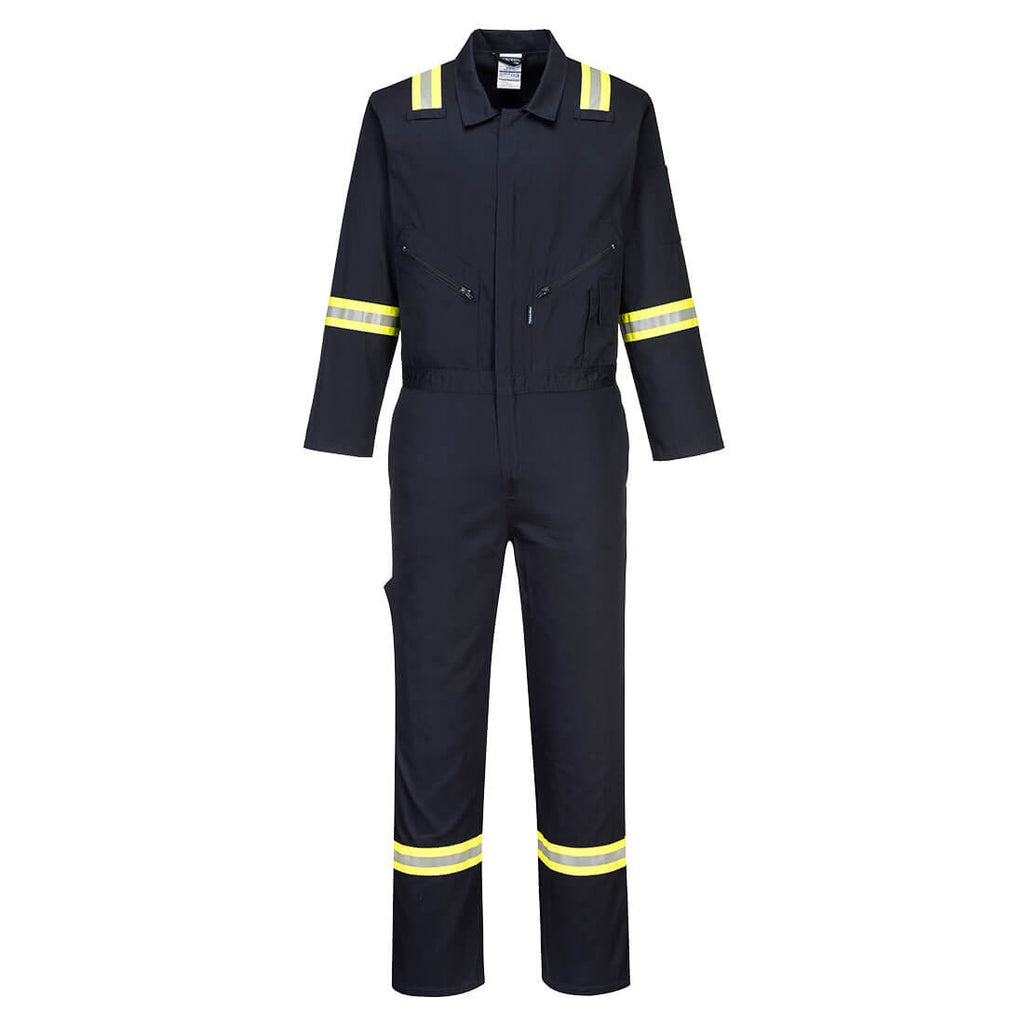 PortWest Iona Xtra Cotton Coverall - NAVY (F129)