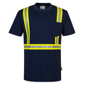 PortWest Iona Xtra Enhanced T-Shirt - NAVY (F131)