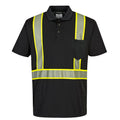 PortWest Iona Plus Polo Shirt - BLACK (F140)