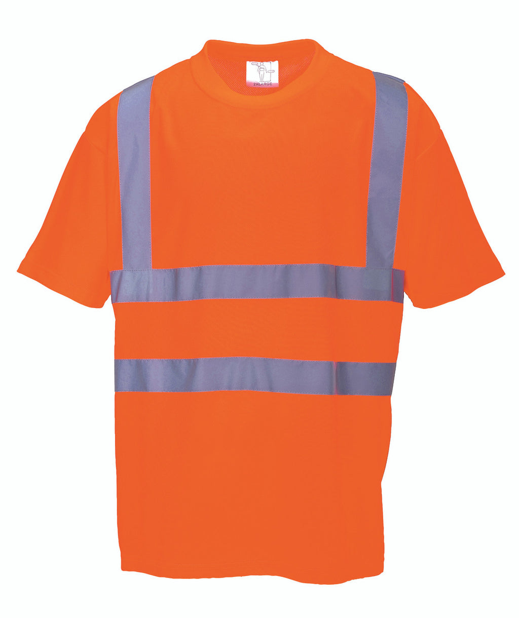 Portwest Hi-Vis T-Shirt - SET OF TWO: Front View