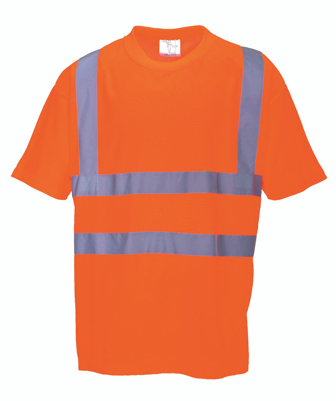 Portwest Hi-Vis T-Shirt - SET OF TWO: Front View