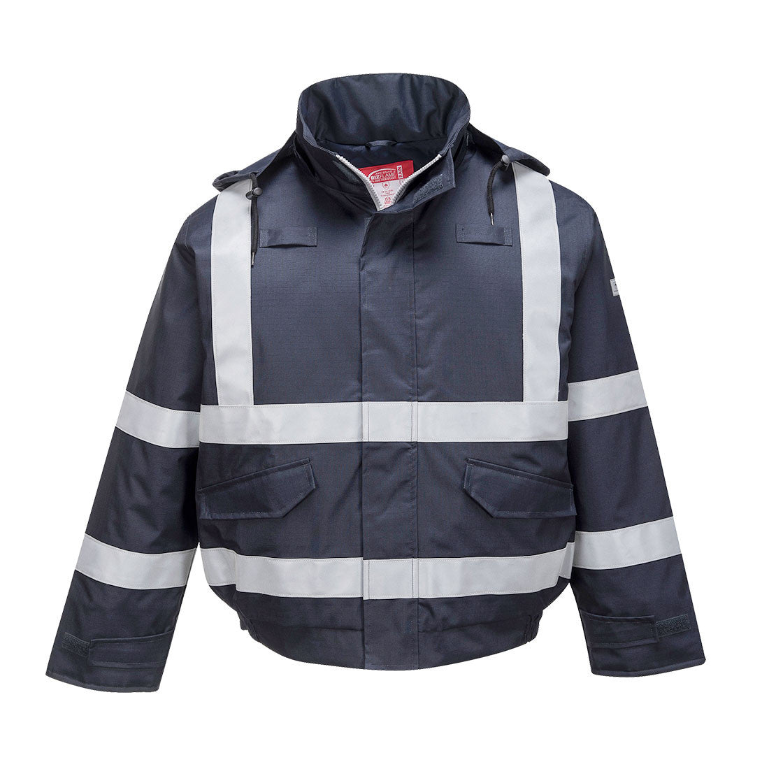 PortWest Bizflame Rain FR Bomber Jacket - NAVY (S783)