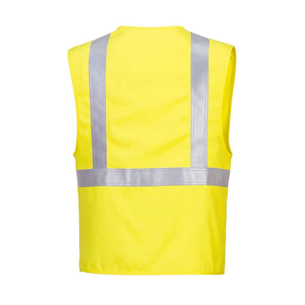 PortWest NFPA 2112 Woven Vest - YELLOW (UFR23)