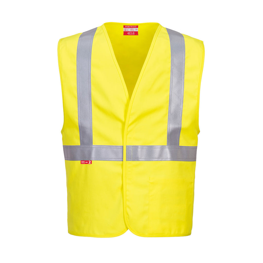 PortWest NFPA 2112 Woven Vest - YELLOW (UFR23)