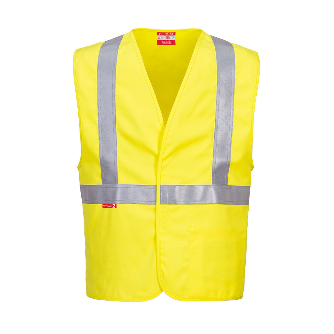 PortWest NFPA 2112 Woven Vest - YELLOW (UFR23)