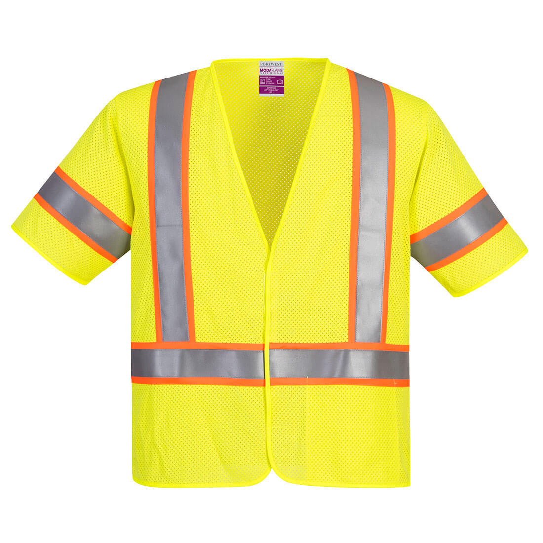 PortWest Class 3 FR Mesh Vest - YELLOW (UFR24)