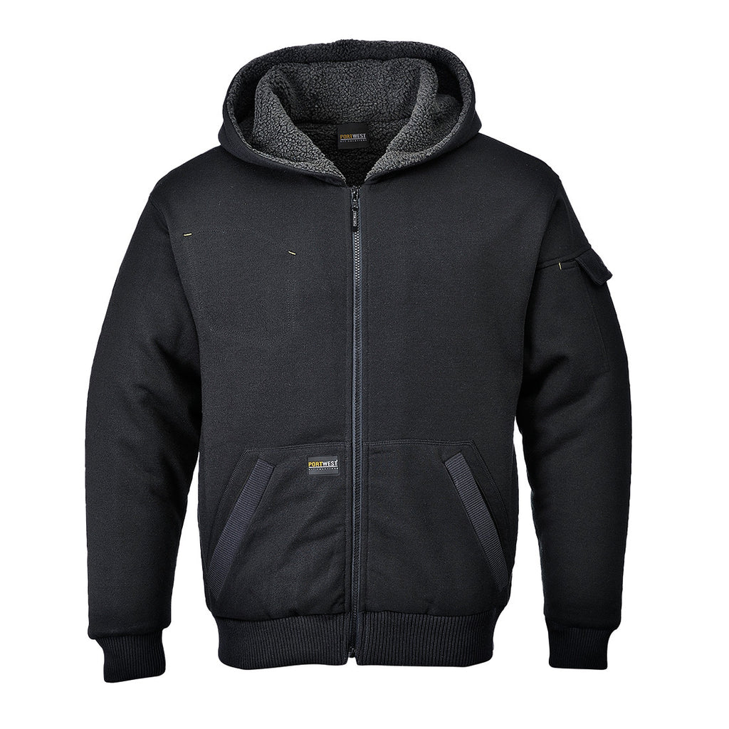 PortWest Pewter Jacket - Black (UKS32)