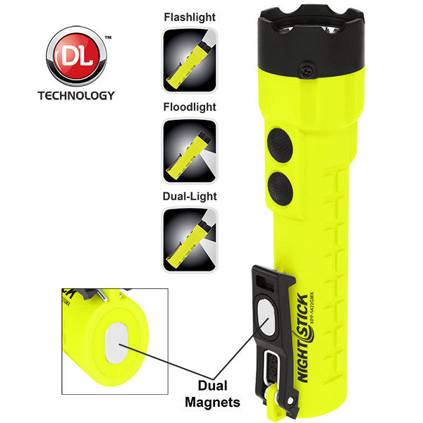 X-Series Intrinsically Safe Dual-Light™ Flashlight w/Dual Magnets XPP-5422GMX