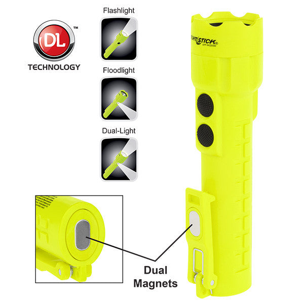 Intrinsically Safe Permissible Dual-Light™ Flashlight w/Dual Magnets XPP-5422GM
