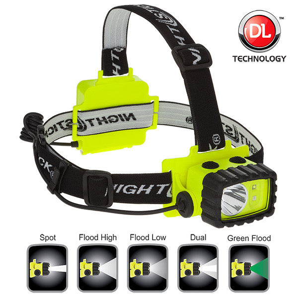 Intrinsically Safe Permissible Multi-Function Dual-Light™ Headlamp XPP-5458G